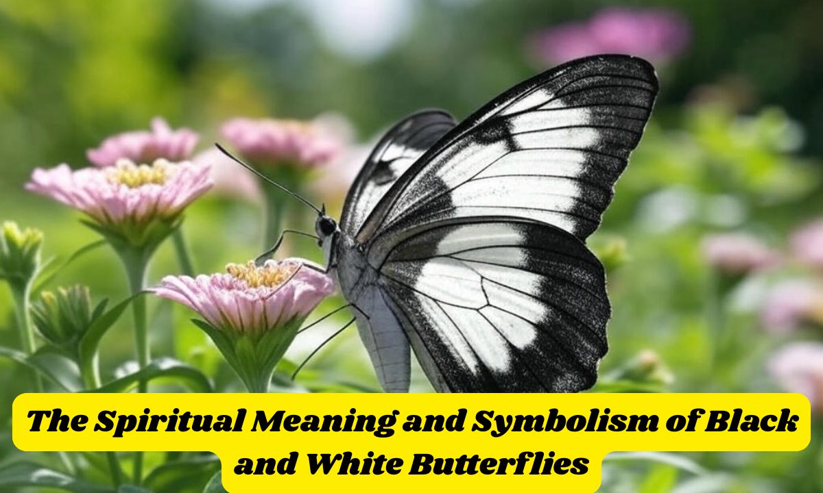 The Spiritual Meaning and Symbolism of Black and White Butterflies