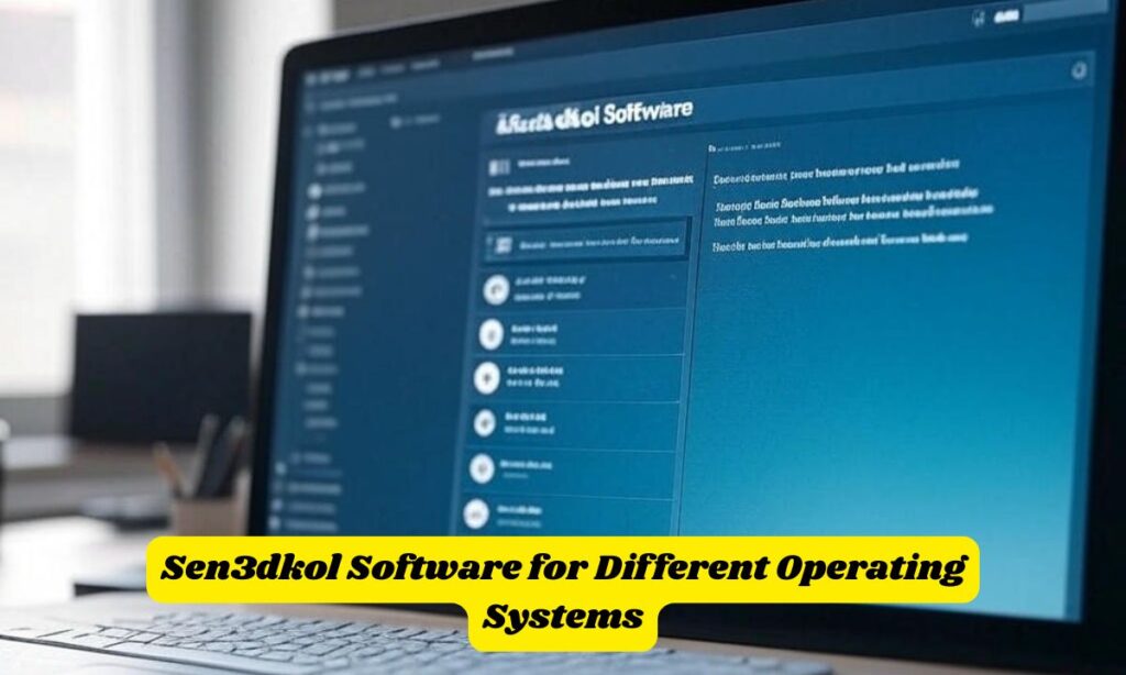 Sen3dkol Software for Different Operating Systems