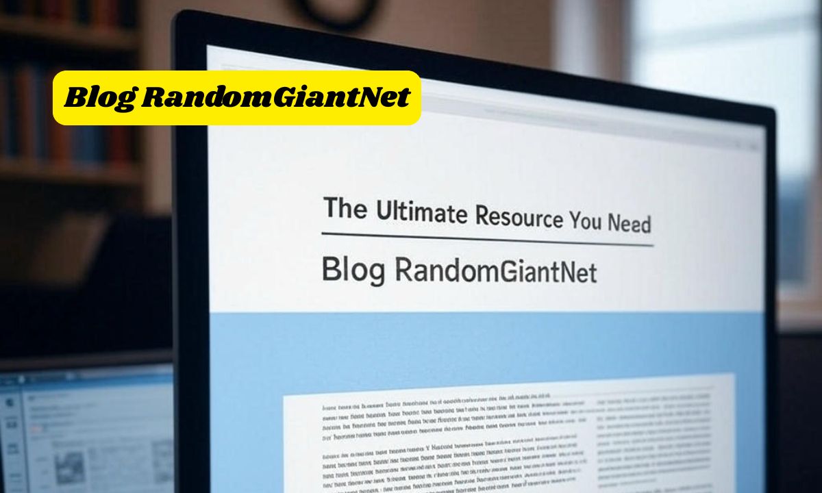 Blog  RandomGiantNet: The Ultimate Resource You Need