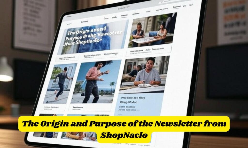 The Origin and Purpose of the Newsletter from ShopNaclo