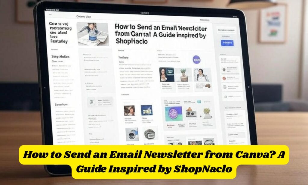 How to Send an Email Newsletter from Canva? A Guide Inspired by ShopNaclo